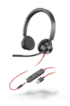 Poly Blackwire 3325 Wired USB Type-A Black Headset | 213938-01