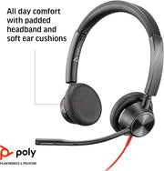 Poly 3325 Wired Black Headset Headset Poly