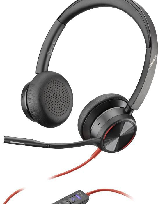 POLY Blackwire 8225 Wired USB Type-C Black Headset Headset Poly