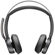 POLY Voyager Focus 2 UC Wired & Wireless USB Type-C Bluetooth Black Headset Headset Poly