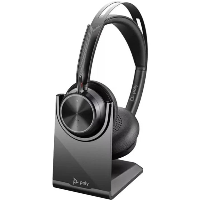 Poly Voyager Focus 2 UC Headset Wired & Wireless USB Type-C Bluetooth Charging Stand Headset Poly