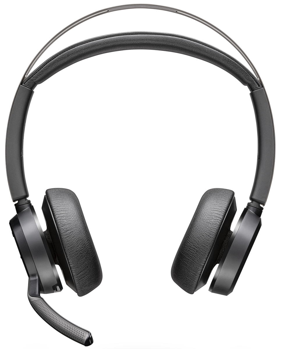 POLY Voyager Focus 2 UC Wired & Wireless USB Type-C Bluetooth Headset and Charging Stand | 214433-02 Headset Poly