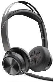 POLY Voyager Focus 2 UC Wired & Wireless USB Type-C Bluetooth Headset and Charging Stand | 214433-02 Headset Poly