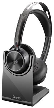 POLY Voyager Focus 2 UC Wired & Wireless USB Type-C Bluetooth Headset and Charging Stand | 214433-02 Headset Poly