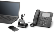 POLY Voyager 5200 Office Wireless Ear-hook In-ear Bluetooth Black Headset Headset Poly