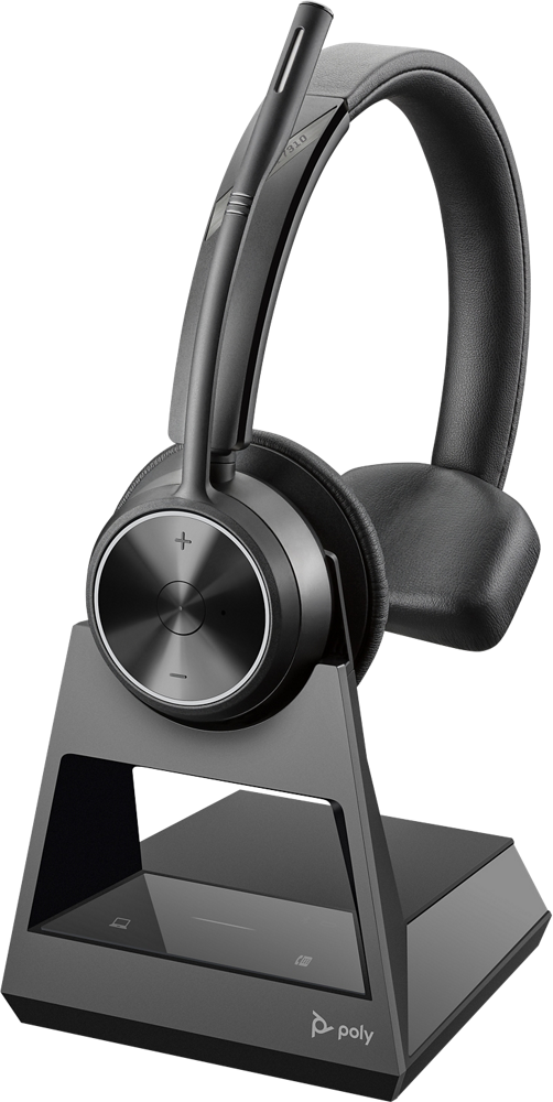 Poly 214778-05 SAVI 7300 Wireless Black Headset Headset Poly
