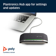 Poly Sync 20 USB-A Speakerphone Microsoft Teams Certified Audio Conferencing System Poly