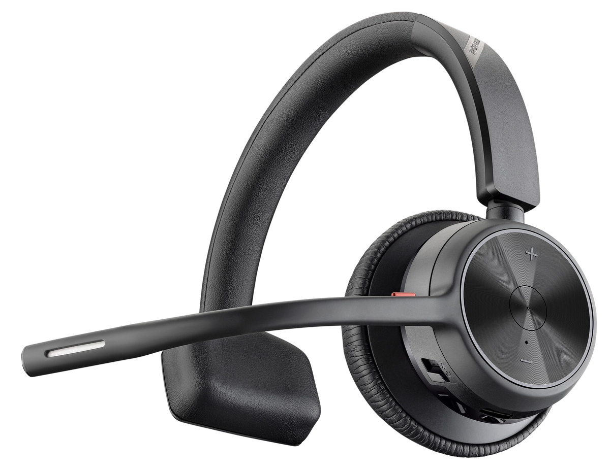 POLY Voyager 4310 UC Wireless USB Type-A Bluetooth Black Headset Headset Poly