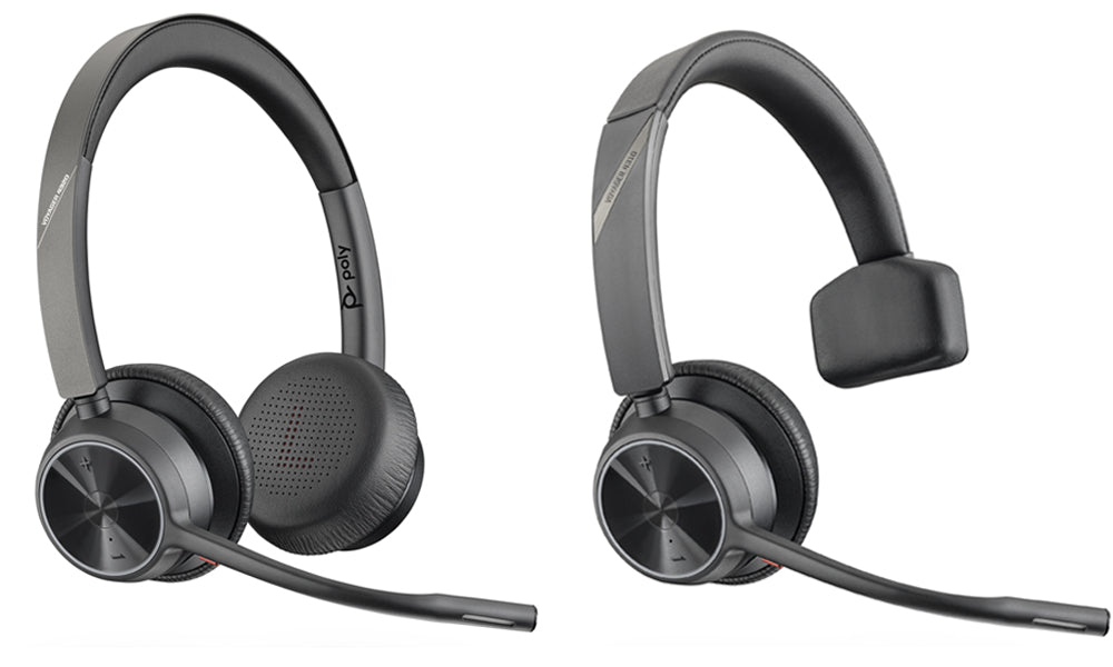 Poly Voyager 4310 UC Wired & Wireless Black Headset Headset Poly