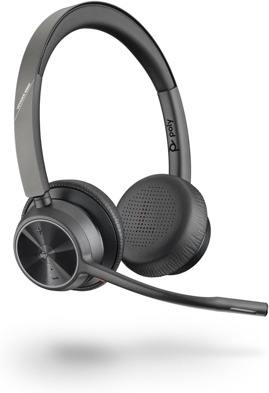 Poly Voyager 4320 UC Wireless USB Type-A Headset Headset Poly