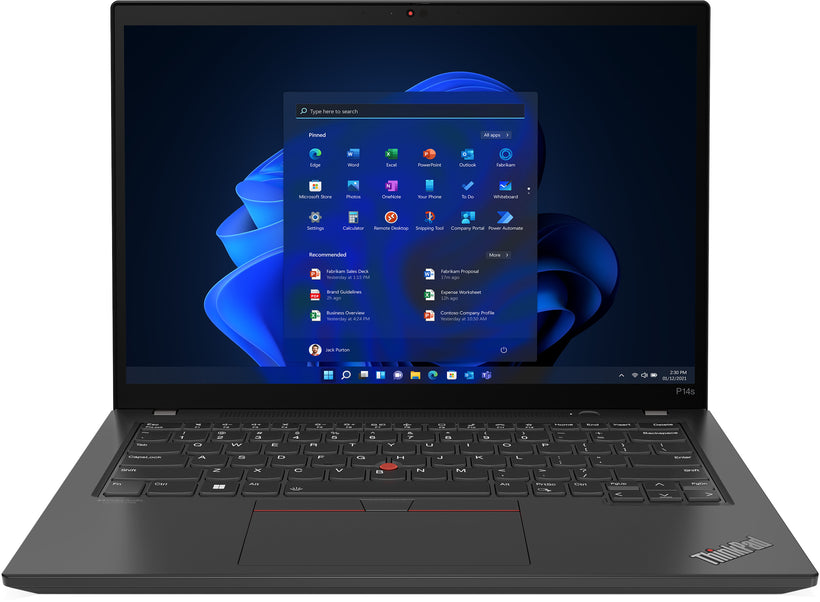 Lenovo ThinkPad P14s Gen 4 21K5000EUK 35.6 cm (14") AMD Ryzen 7 PRO 7840U 512 GB SSD 16 GB Total RAM  Mobile Workstation