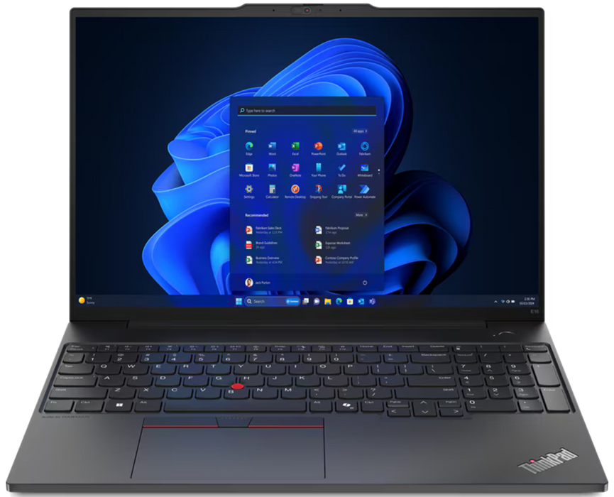 Lenovo ThinkPad E16 AMD Ryzen™ 7 7735HS 16" WUXGA 16 GB RAM 512 GB SSD Laptop Lenovo Laptops Lenovo
