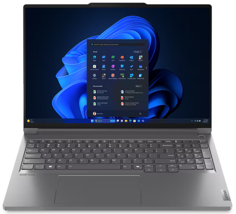 Lenovo ThinkBook 16p Intel® Core™ i7-14650H 16" 32 GB RAM 1 TB SSD NVIDIA GeForce RTX 4060 Windows 11 Pro Grey