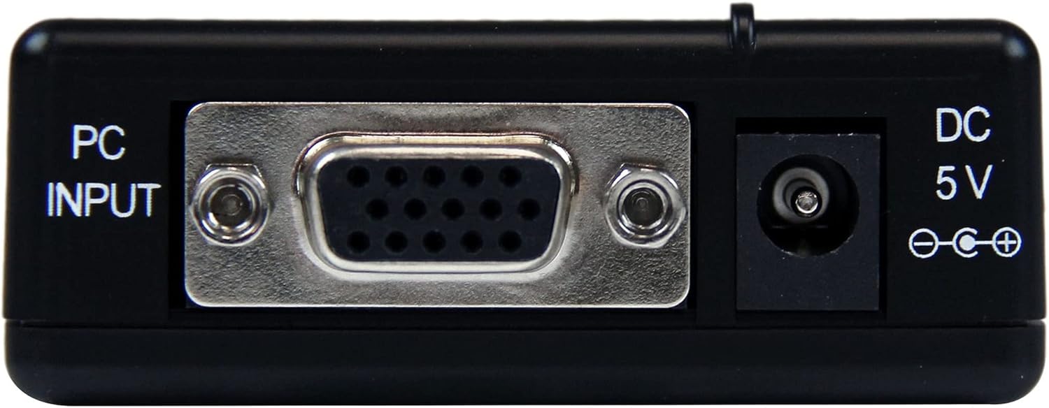 Startech VGA2VID High Resolution VGA to Composite (RCA) or S-Video Converter - PC to TV - TAA Video Signal Converters Startech