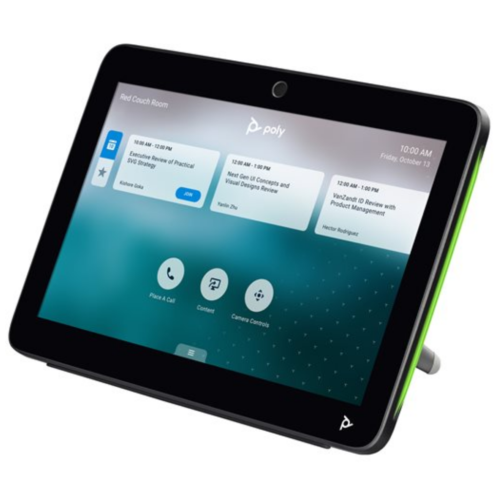 Poly TC10/2200-37860-001 Touch Controller Certified for Zoom Rooms - Black Touch Control Panel Poly