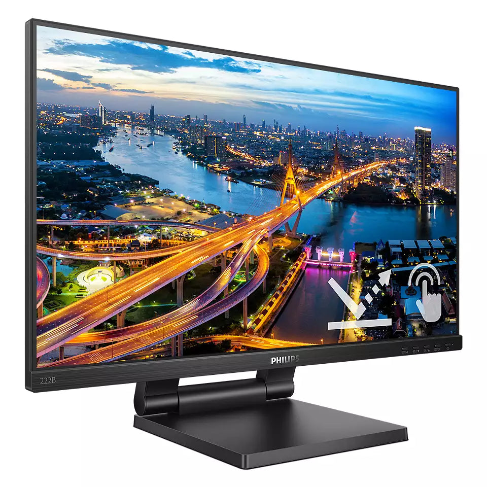 PHILIPS 22" Full HD LCD Desktop Monitor | 222B1TC/00 Desktop Monitor Philips