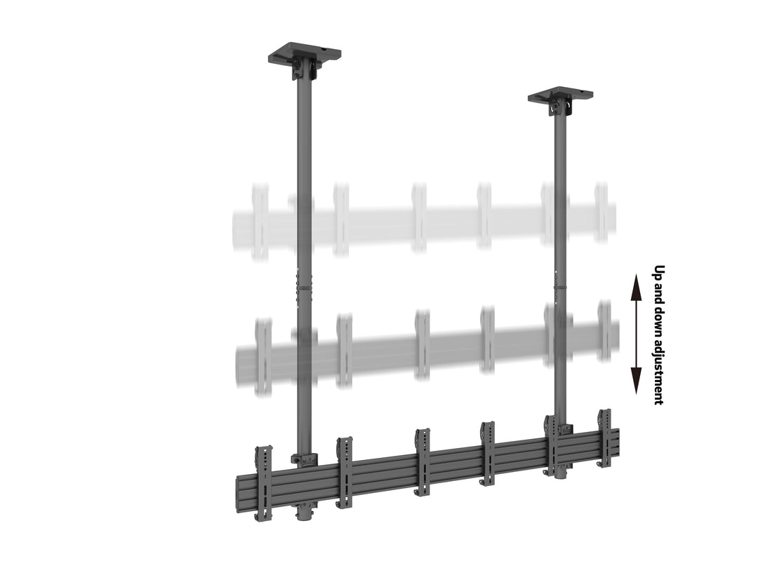 Multibrackets 27" - 32" up to 3m Display Ceiling Mount Pro For 3 Screens Ceiling Mount Bracket Multibrackets