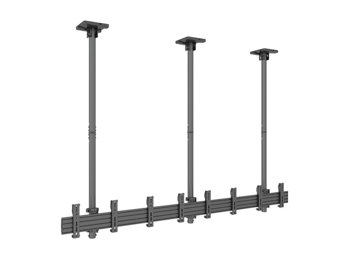 Multibrackets 30" - 42" up to 3m Pole Display Ceiling Mount Pro For 4 Screens Ceiling Mount Bracket Multibrackets