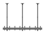 Multibrackets 30" - 42" up to 3m Pole Display Ceiling Mount Pro For 4 Screens Ceiling Mount Bracket Multibrackets