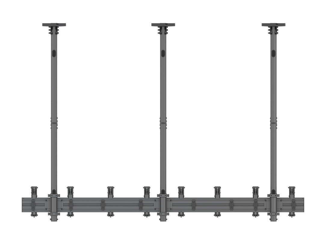 Multibrackets 30" - 42" up to 3m Pole Display Ceiling Mount Pro For 4 Screens Ceiling Mount Bracket Multibrackets