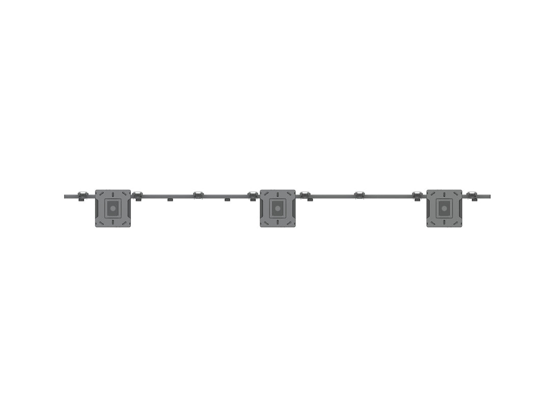 Multibrackets 30" - 42" up to 3m Pole Display Ceiling Mount Pro For 4 Screens Ceiling Mount Bracket Multibrackets
