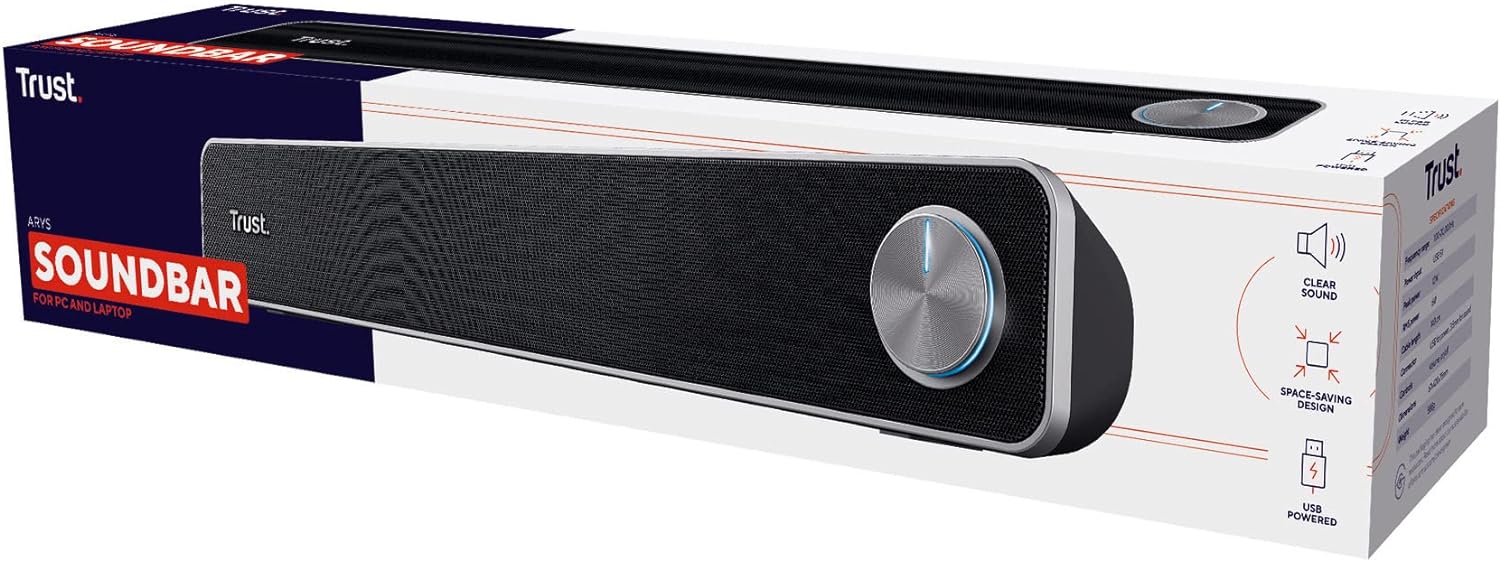 Trust Arys Black 2.0 Shannels 6 W PC Speaker | 22946 Speaker Trust