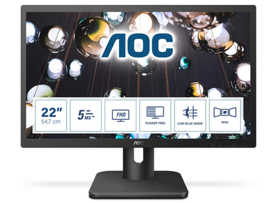 AOC 22E1Q 21.5" 60Hz 5ms Full HD Desktop Monitor