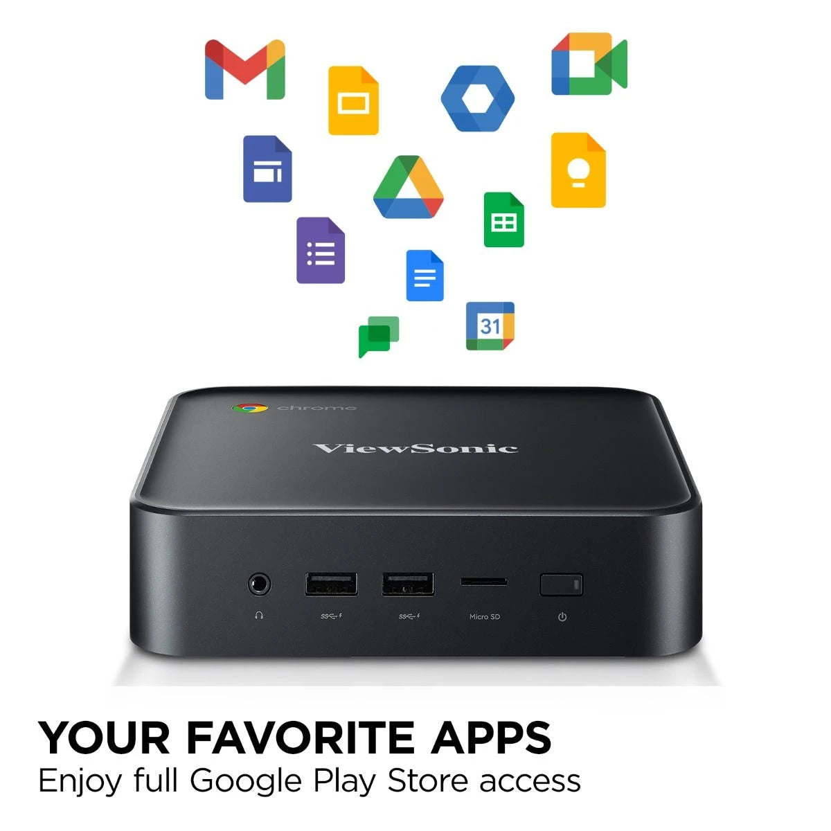ViewSonic NMP-760 Google Chromebox Mini PC ViewSonic