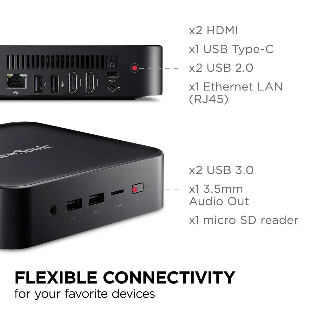 ViewSonic NMP-760 Google Chromebox Mini PC ViewSonic