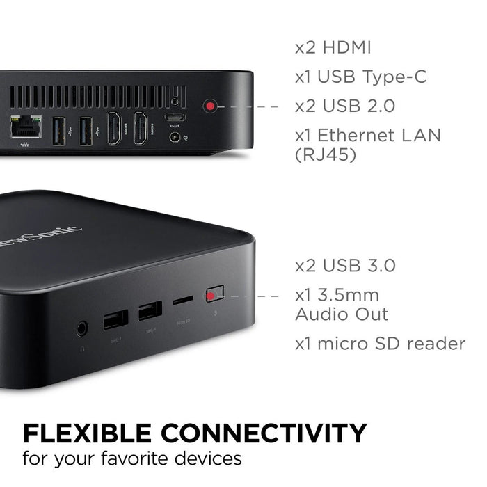 ViewSonic NMP-760 Google Chromebox Mini PC ViewSonic