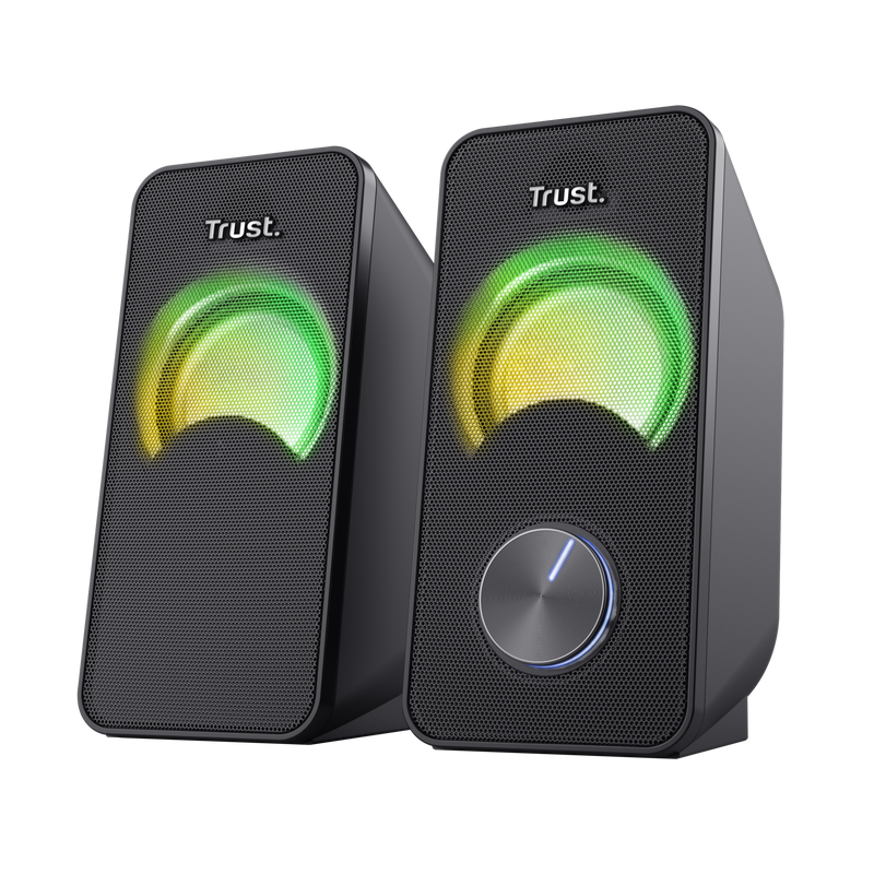 Trust 23120 Arys Compact RGB LED Illuminated 2.0 Speaker Set Speaker Trust