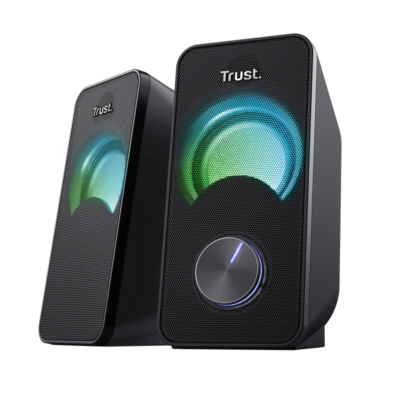 Trust 23120 Arys Compact RGB LED Illuminated 2.0 Speaker Set Speaker Trust