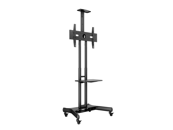 Multibrackets 32"-60" Height Adjustable Mobile Trolley With Media Shelf & Camera Holder Mobile Trolley Multibrackets