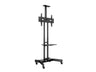 Multibrackets 32"-60" Height Adjustable Mobile Trolley With Media Shelf & Camera Holder