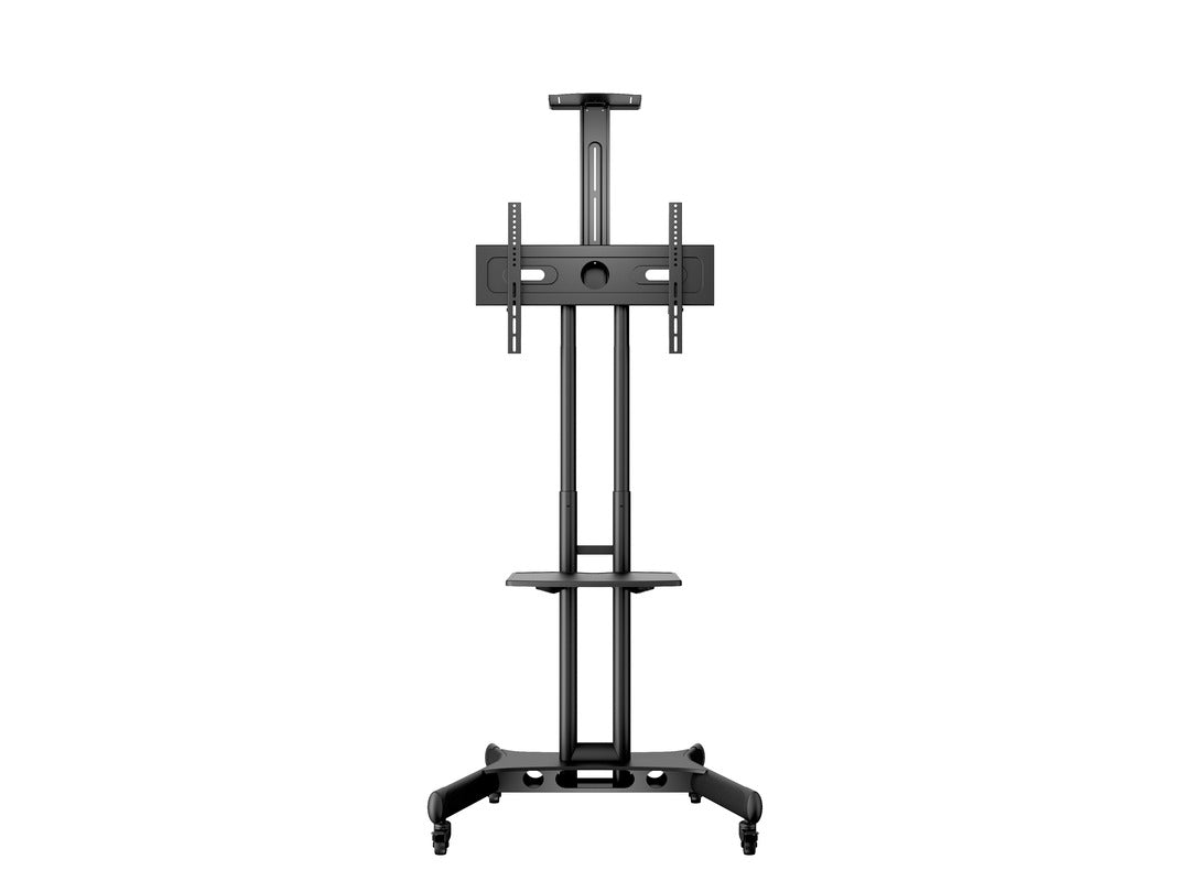 Multibrackets 32"-60" Height Adjustable Mobile Trolley With Media Shelf & Camera Holder Mobile Trolley Multibrackets