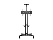 Multibrackets 32"-60" Height Adjustable Mobile Trolley With Media Shelf & Camera Holder Mobile Trolley Multibrackets