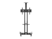 Multibrackets 32"-60" Height Adjustable Mobile Trolley With Media Shelf & Camera Holder Mobile Trolley Multibrackets