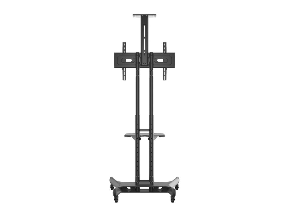 Multibrackets Height Adjustable Mobile Trolley With Media Shelf & Camera Holder - Up to 32"-60" Screen