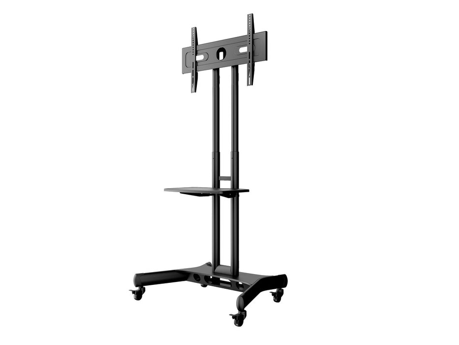 Multibrackets Height Adjustable Mobile Trolley With Media Shelf & Camera Holder - Up to 32"-60" Screen