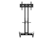 Multibrackets 32"-60" Height Adjustable Mobile Trolley With Media Shelf & Camera Holder Mobile Trolley Multibrackets