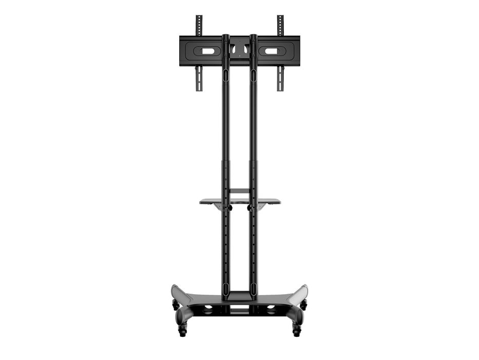 Multibrackets Height Adjustable Mobile Trolley With Media Shelf & Camera Holder - Up to 32"-60" Screen