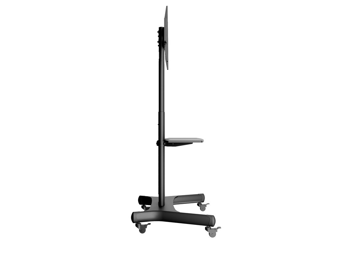 Multibrackets 32"-60" Height Adjustable Mobile Trolley With Media Shelf & Camera Holder Mobile Trolley Multibrackets