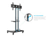 Multibrackets Height Adjustable Mobile Trolley With Media Shelf & Camera Holder - Up to 32"-60" Screen