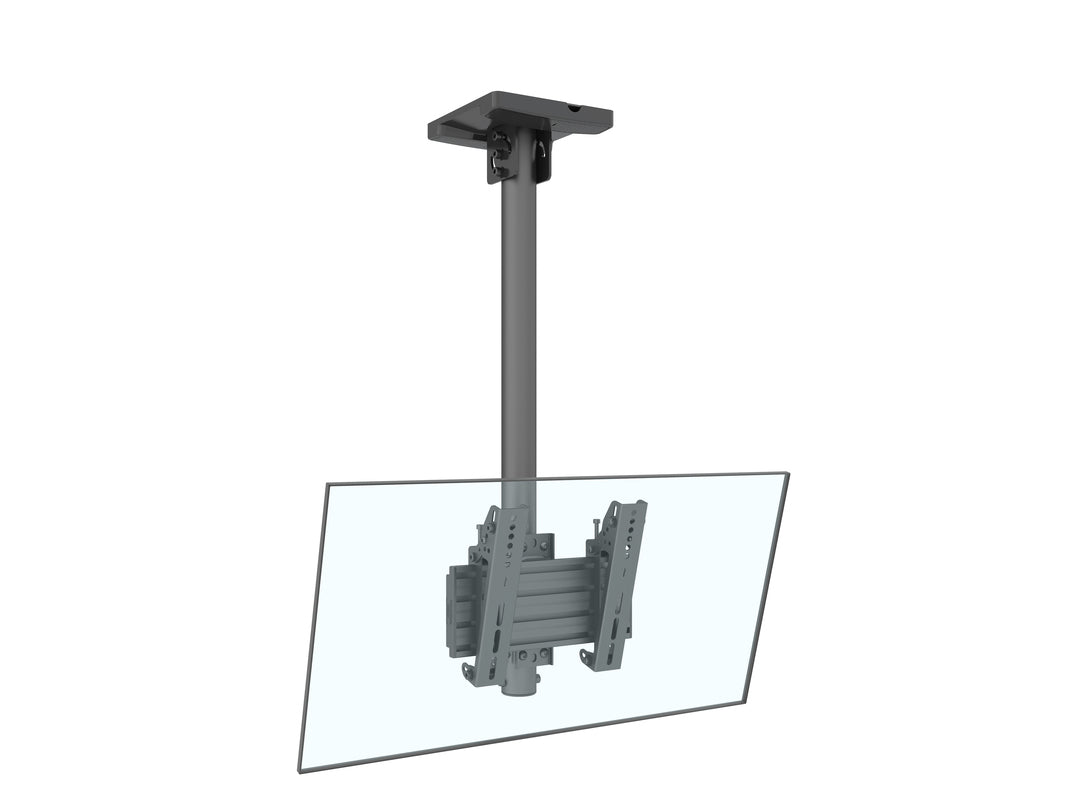 Multibrackets 0.8m Tilt 24"-43" Pro Series Menu Board Ceiling Mount For 1 Screen Ceiling Mount Bracket Multibrackets