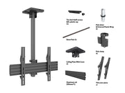 Multibrackets 0.8m Tilt 40"-65" Pro Series Menu Board Ceiling Mount For 1 Screen Ceiling Mount Bracket Multibrackets