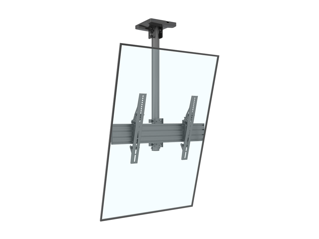 Multibrackets 0.8m Tilt 40"-65" Pro Series Menu Board Ceiling Mount For 1 Screen Ceiling Mount Bracket Multibrackets