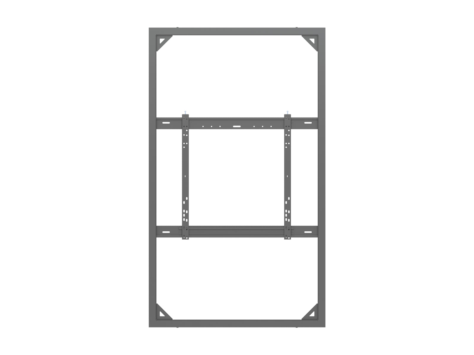 Multibrackets M Pro Series Enclosure 75" Wall Slim Medium Black Signage Display Enclosures Multibrackets