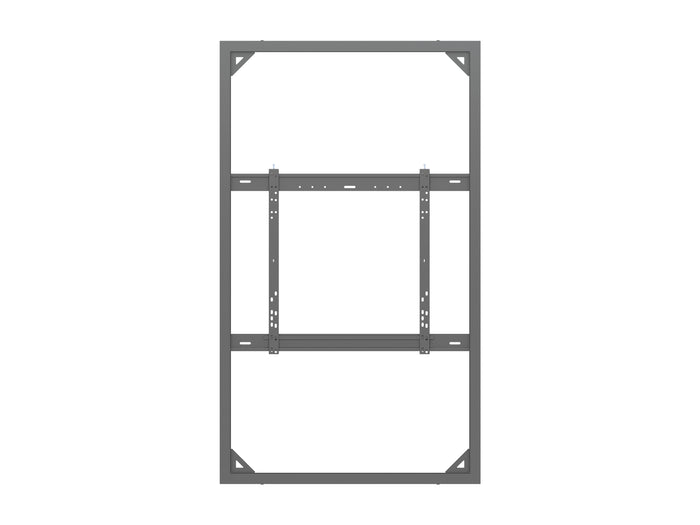 Multibrackets M Pro Series Enclosure 75" Wall Slim Medium Black Signage Display Enclosures Multibrackets