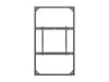 Multibrackets M Pro Series Enclosure 75" Wall Slim Medium Black Signage Display Enclosures Multibrackets