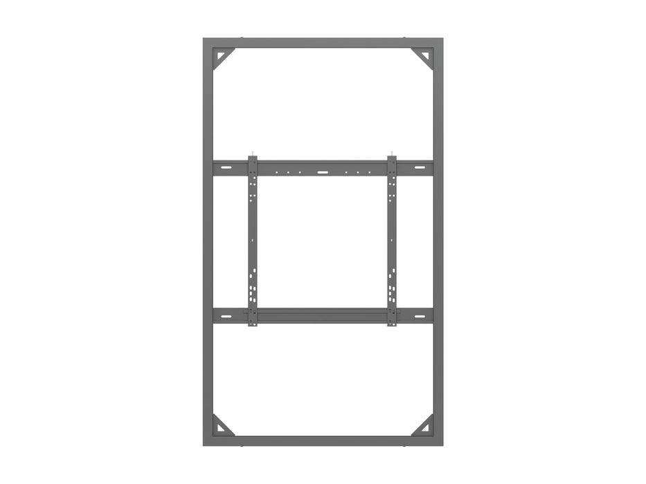 Multibrackets M Pro Series Enclosure 75" Wall Slim Medium Black Signage Display Enclosures Multibrackets